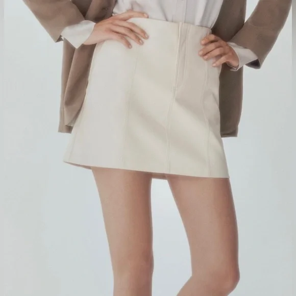 Zara skirts with hot sale pockets
